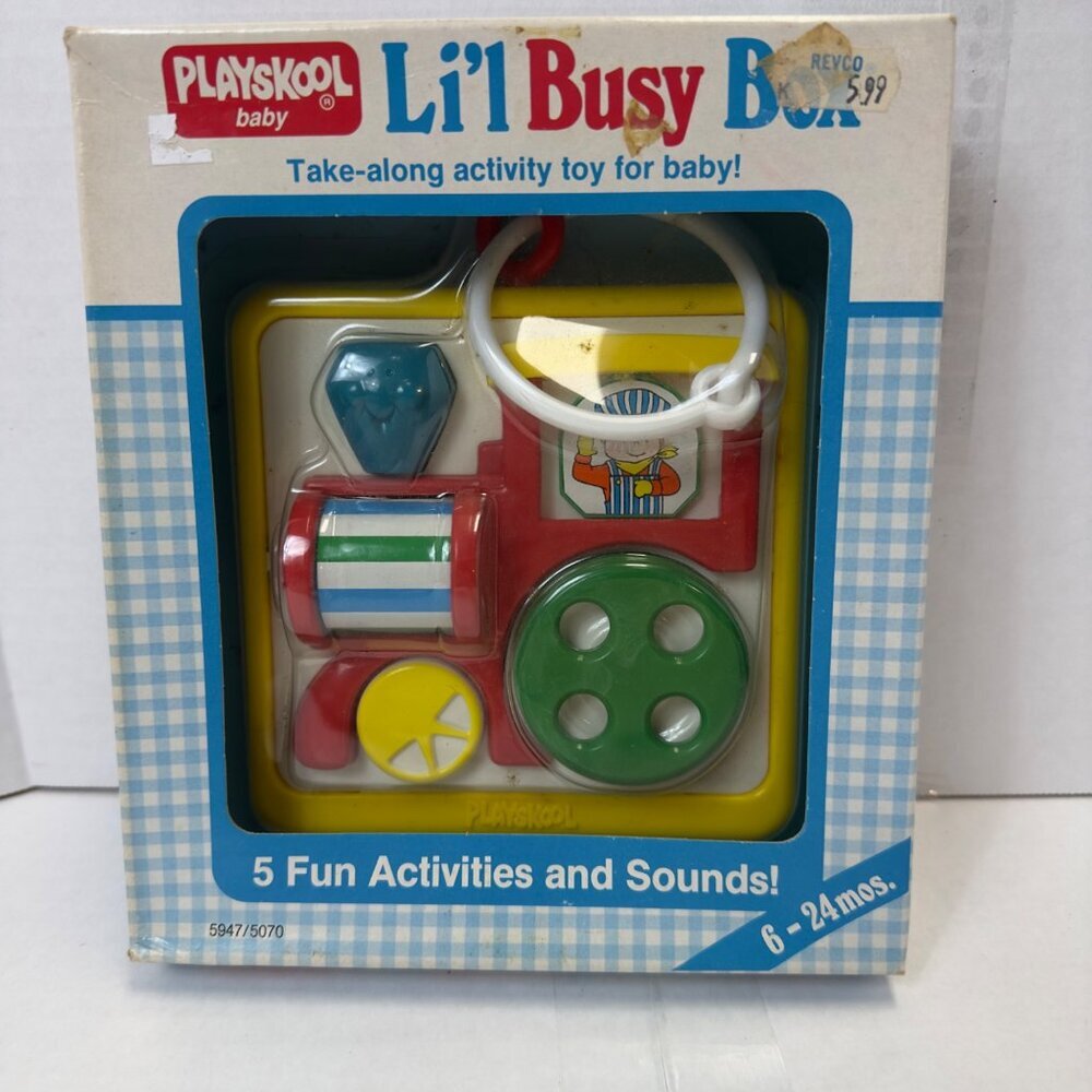 vintage 1988 play skool baby activity toy